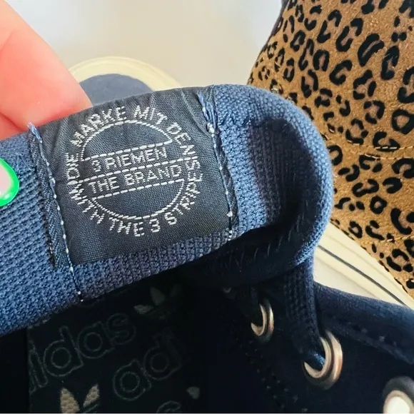 New Unisex- Adidas Nizza Originals Hi RF Tech Indigo Sneakers Men's 7