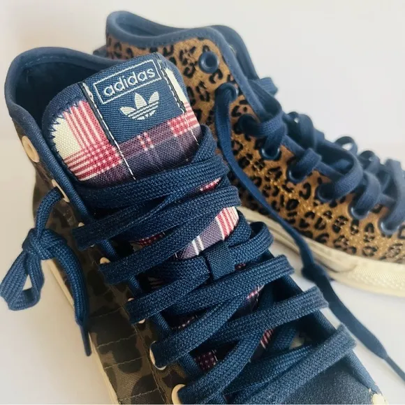 New Unisex- Adidas Nizza Originals Hi RF Tech Indigo Sneakers Men's 7