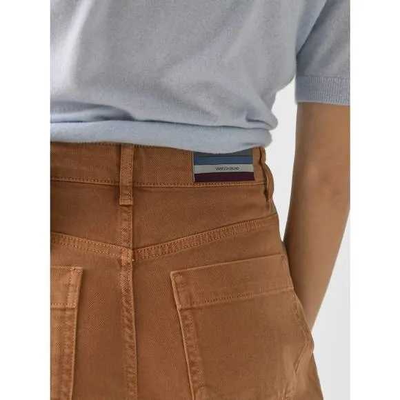 NEW VANESSABRUNO women's caleb jean in marron