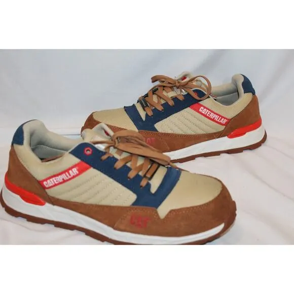 NIB Men's‎ Caterpillar Venward Comp Toe Work Shoe P91478 Brown Sugar Sneakers 10