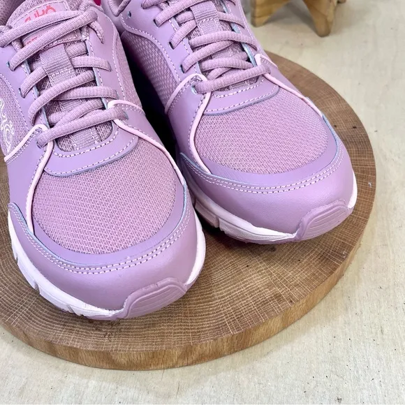 NIB Ryka |  Hypnotize Vintage Pink Mesh Leather Sneakers 19635L 1650 Size 8W