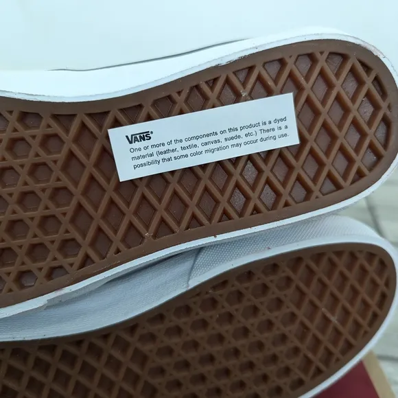 NIB Vans Red High-Top Sneakers with Flames Youth