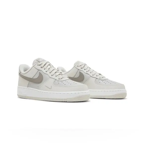 Nike Air Force 1 Low 07 Moon Fossil FB8483-100 Neutral Leather Womens Size 8