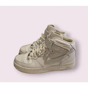 Nike Air Force 1 Mid Sneakers Men's Size 9 White Neutral w/Box