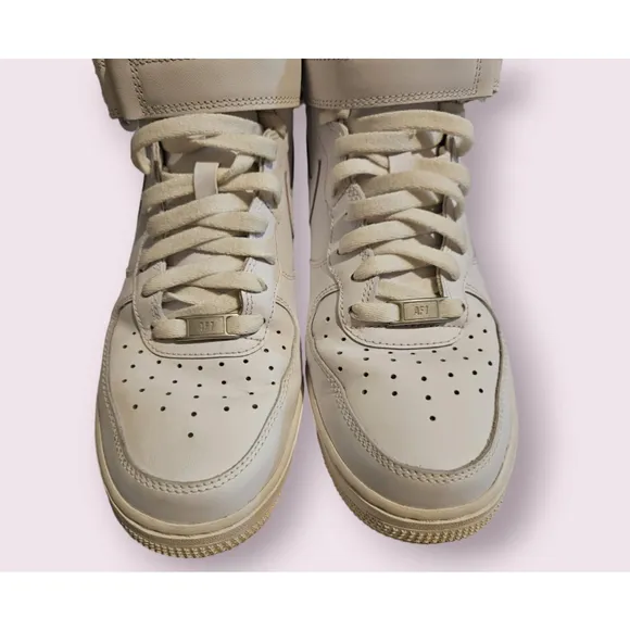 Nike Air Force 1 Mid Sneakers Men's Size 9 White Neutral w/Box