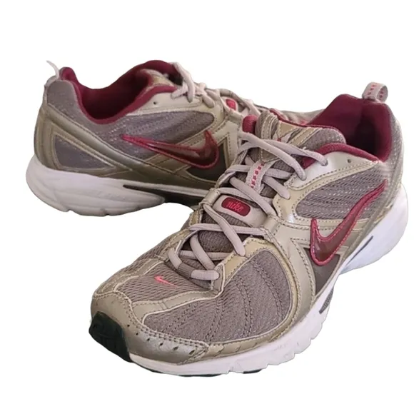 Nike Air Impact Zone Womens Sneakers 10 Bronze Gray Pewter Running Shoes 2007