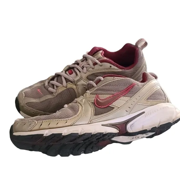 Nike Air Impact Zone Womens Sneakers 10 Bronze Gray Pewter Running Shoes 2007