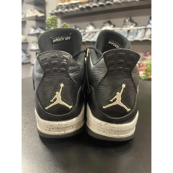 Nike Air Jordan 4 Retro LS Oreo Black 314254-003 Mens Size 8