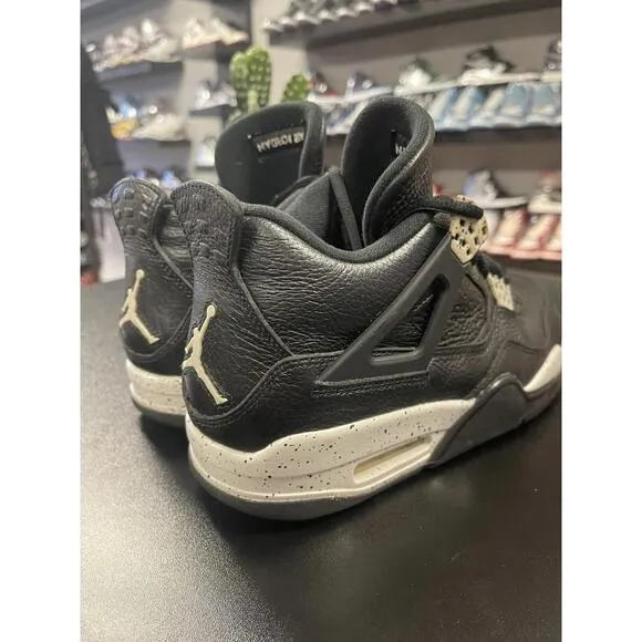 Nike Air Jordan 4 Retro LS Oreo Black 314254-003 Mens Size 8
