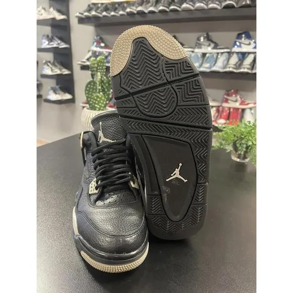 Nike Air Jordan 4 Retro LS Oreo Black 314254-003 Mens Size 8