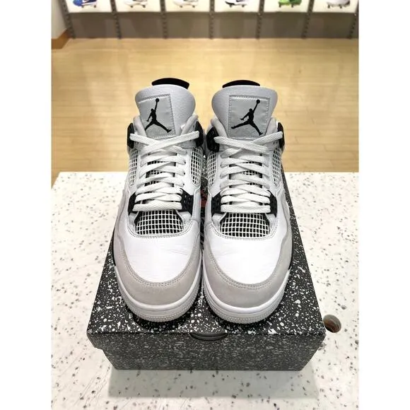Nike Air Jordan 4 Retro Military Black White / Neutral Grey Fear DH6927 111