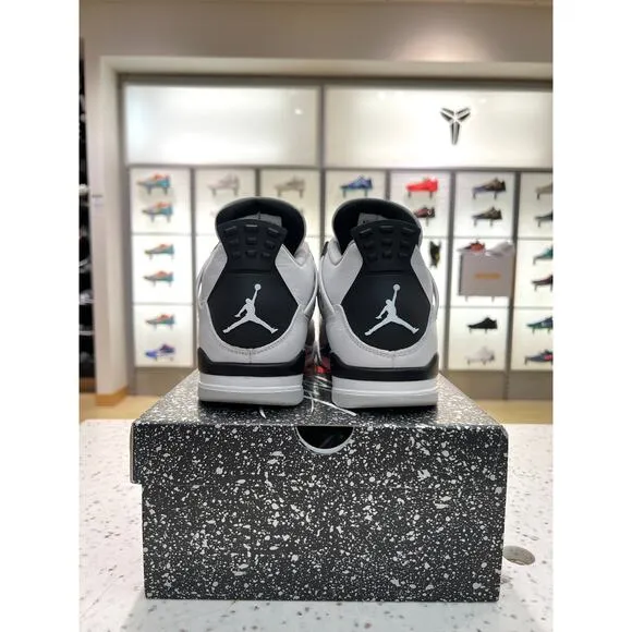 Nike Air Jordan 4 Retro Military Black White / Neutral Grey Fear DH6927 111