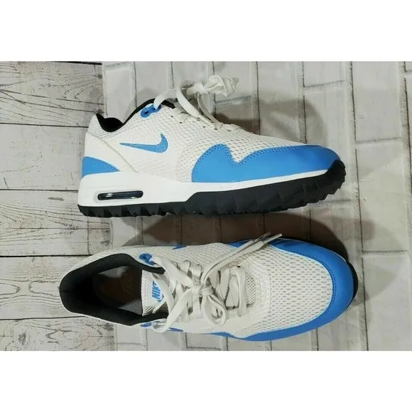 Nike Air Max 1 Golf Sneakers Spikeless CI7576-101 UNC University Blue MENS 7.5