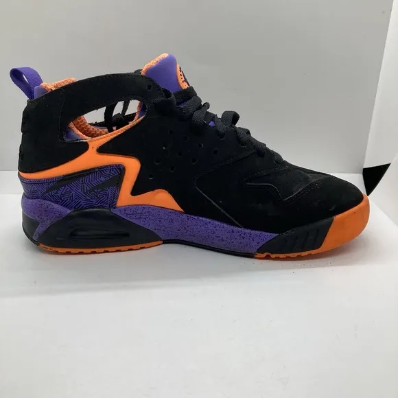 Nike Air Tech Challenge Huarache Size 7.5 Black Shoes Sneakers 630957-002