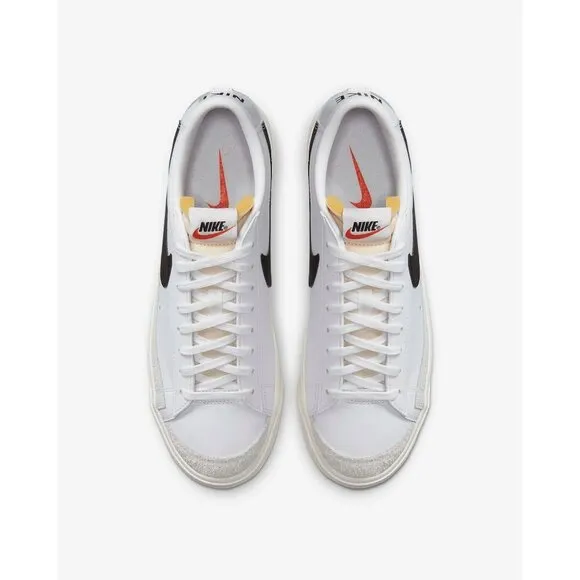 Nike Blazer Low '77 Sneakers in White Black Sail 8.5 with box Womens Athletic Sh