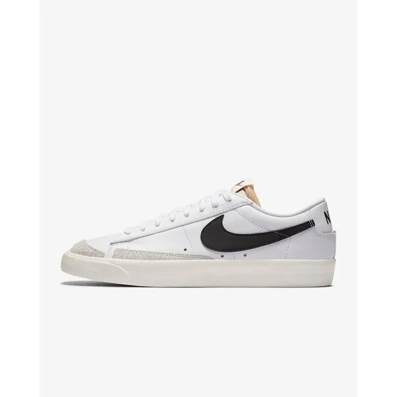 Nike Blazer Low '77 Sneakers in White Black Sail 8.5 with box Womens Athletic Sh