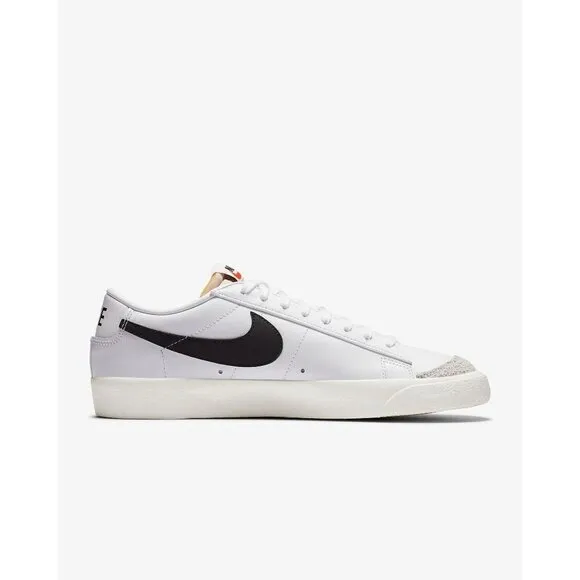 Nike Blazer Low '77 Sneakers in White Black Sail 8.5 with box Womens Athletic Sh