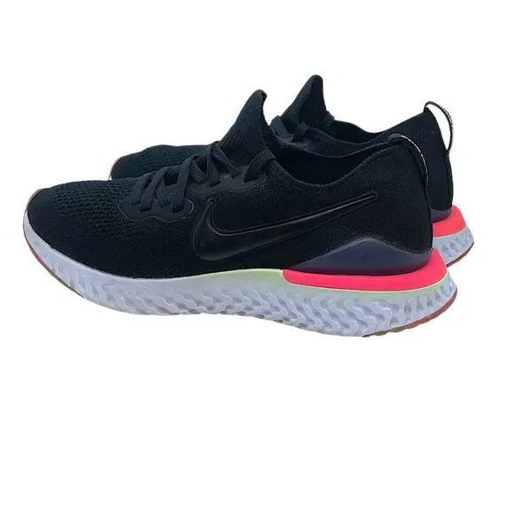 Nike Epic Sneakers Shoes Men’s Size 7 Black React Flyknit Athletic BQ8928-003