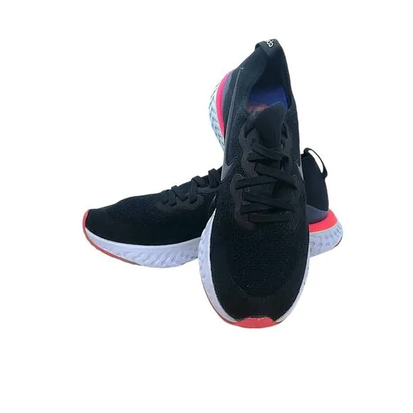 Nike Epic Sneakers Shoes Men’s Size 7 Black React Flyknit Athletic BQ8928-003