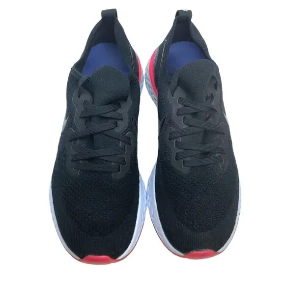 Nike Epic Sneakers Shoes Men’s Size 7 Black React Flyknit Athletic BQ8928-003