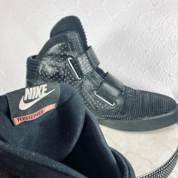 Nike Flystepper 2K3 Premium Hyper Cobalt Sneakers Black Leather Y2K Sporty Shoes