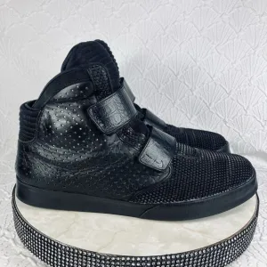 Nike Flystepper 2K3 Premium Hyper Cobalt Sneakers Black Leather Y2K Sporty Shoes