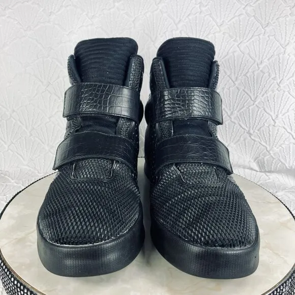 Nike Flystepper 2K3 Premium Hyper Cobalt Sneakers Black Leather Y2K Sporty Shoes