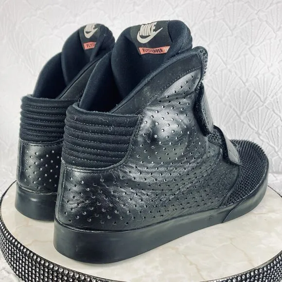 Nike Flystepper 2K3 Premium Hyper Cobalt Sneakers Black Leather Y2K Sporty Shoes