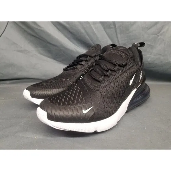 Nike Girls Air Max 270 (GS) Sneakers Black White Anthracite Size 6.5 NEW NO BOX!