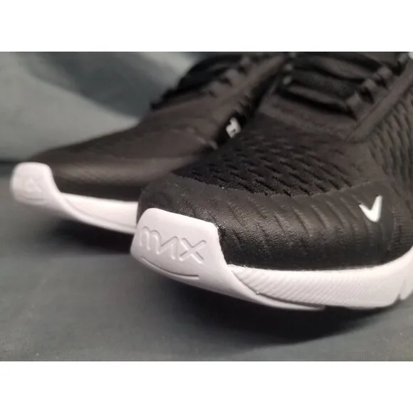 Nike Girls Air Max 270 (GS) Sneakers Black White Anthracite Size 6.5 NEW NO BOX!