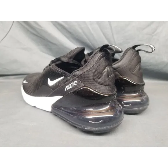 Nike Girls Air Max 270 (GS) Sneakers Black White Anthracite Size 6.5 NEW NO BOX!