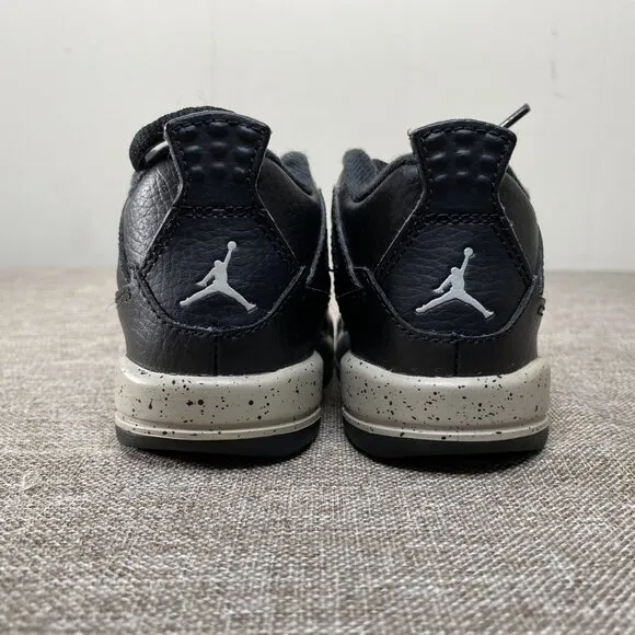 Nike Jordan 4 Retro (TD) 4C Black/Tech Grey-White 707432-003