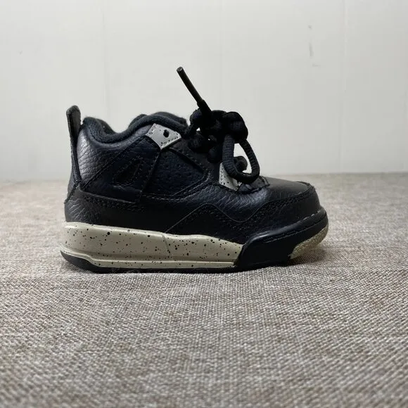 Nike Jordan 4 Retro (TD) 4C Black/Tech Grey-White 707432-003