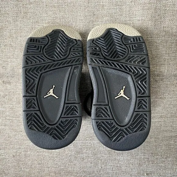 Nike Jordan 4 Retro (TD) 4C Black/Tech Grey-White 707432-003