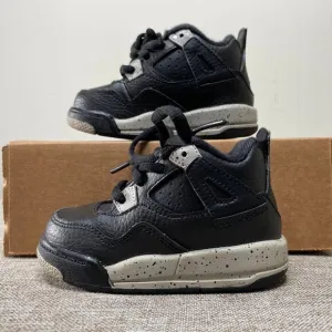 Nike Jordan 4 Retro (TD) 4C Black/Tech Grey-White 707432-003