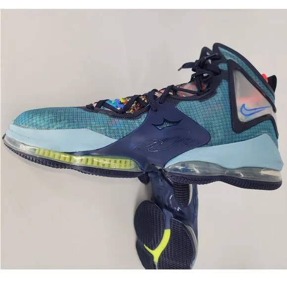 Nike LeBron 19 &quot;Fast Food&quot; Basketball Shoes – Dutch Blue Size 18