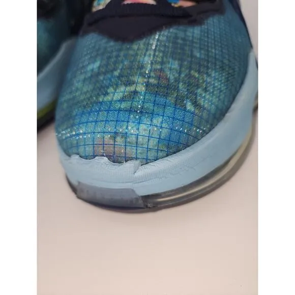 Nike LeBron 19 &quot;Fast Food&quot; Basketball Shoes – Dutch Blue Size 18