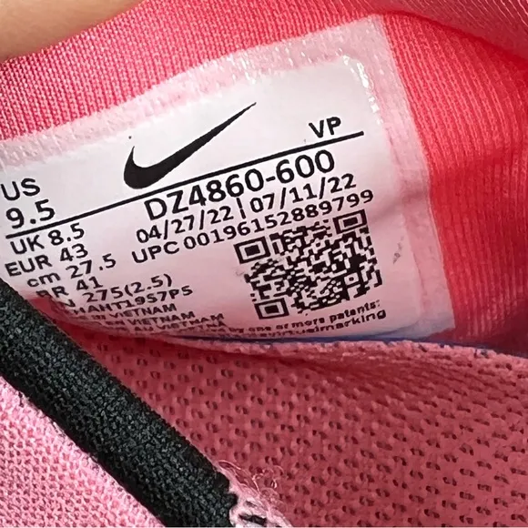 Nike Mens Go Flyease Pink Sneakers Shoes Size 9.5 DZ4860-600 NWT