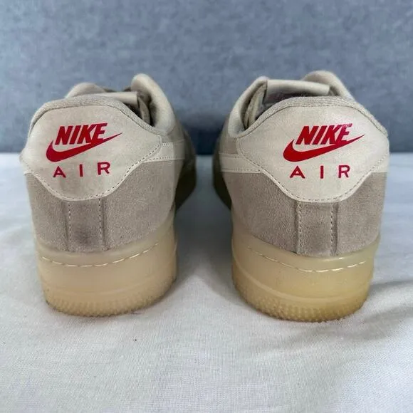 Nike Men’s sz 6.5 Air Force 1s Neutral Sand Suede AF1 Sneakers