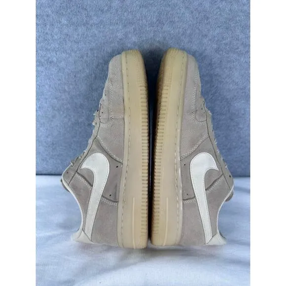 Nike Men’s sz 6.5 Air Force 1s Neutral Sand Suede AF1 Sneakers