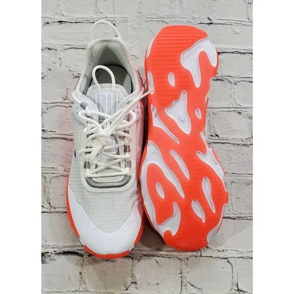 Nike React Live White Blue Orange CV1772 103 Sneakers MENS SIZE 8 WOMENS 9.5