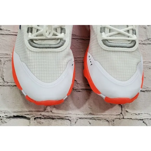 Nike React Live White Blue Orange CV1772 103 Sneakers MENS SIZE 8 WOMENS 9.5