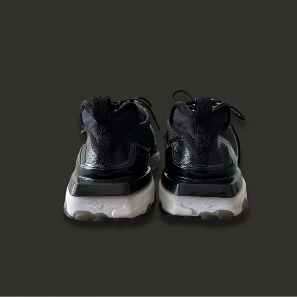 Nike React Vision Black &amp; White Sneakers – Lightweight Comfort size 10