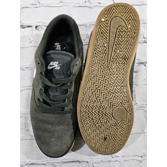 Nike SB Check Sequoia 705265-312 Forest Green Shoes Sneakers MENS 6.5 WOMENS 8