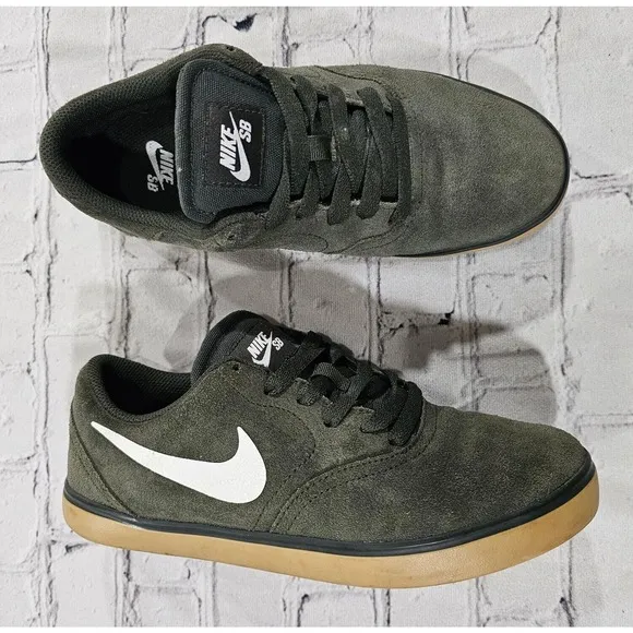 Nike SB Check Sequoia 705265-312 Forest Green Shoes Sneakers MENS 6.5 WOMENS 8