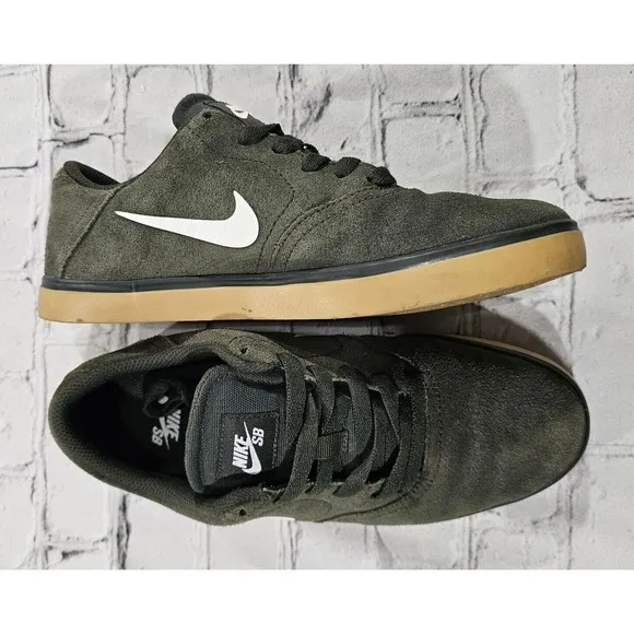 Nike SB Check Sequoia 705265-312 Forest Green Shoes Sneakers MENS 6.5 WOMENS 8