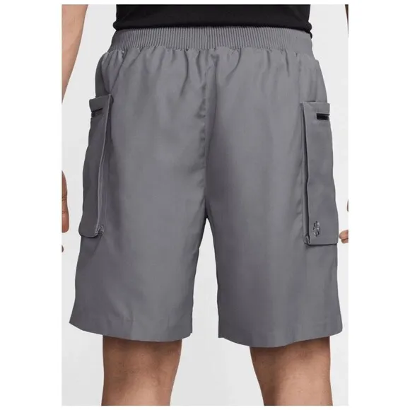 Nike Sportswear Tech Pack Shorts Woven Utility FB7528-068 Gray Mens Medium NEW