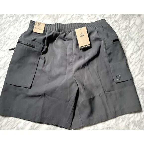 Nike Sportswear Tech Pack Shorts Woven Utility FB7528-068 Gray Mens Medium NEW