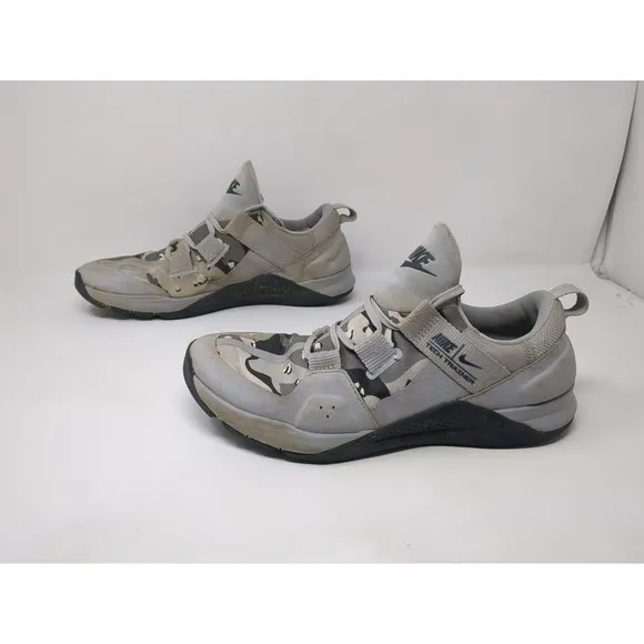 Nike Tech Trainer Mens Size 7.5 Gray Running Athletic Shoes Sneakers CW7342-001‎