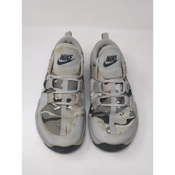 Nike Tech Trainer Mens Size 7.5 Gray Running Athletic Shoes Sneakers CW7342-001‎
